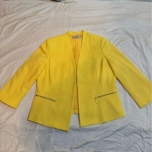 Kasper Vibrant Yellow Women's Blazer